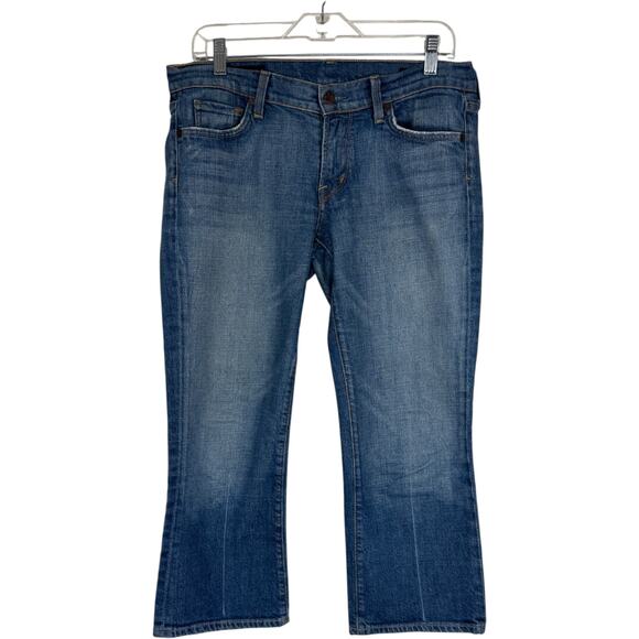 Citizens of Humanity Kelly 063 Low Waist Cropped Stretch Jeans Size 29 Blue - Picture 1 of 16